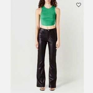 Ksubi Black faux Leather Pants